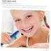 Partykindom Double-Headed Toothbrush for Dentures - 6 Pack | Hard Cleaning Brush for Prosthesis & False Teeth | Travel Size Adult Dental Care - Buy Online on GoSupps.com