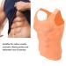 Dark Skin Silicone Fake Chest Vest for Carnival Costume Prop - Muscle Chest Simulation for Indoor Events - Buy Online on GoSupps.com