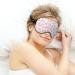 Shop Strawberry & Pink Cow Skin Sleep Mask for Women | Adjustable Eye Shades with Elastic Strap - International Shipping Available - Buy Online on GoSupps.com