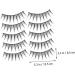 FRCOLOR 50 Pairs Fake Eyelashes Natural False Lashes for Women Reusable Black Eyelashes Short False Natural Eyelashes Natural False Eyelashes False Eyelashes Individual Fiber Set Princess - Buy Online on GoSupps.com