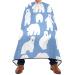Waterproof Barber Cape -Cute Polar Bears Pattern Cheetah Haircut Bib for Men Unisex Hair Cutting Cape(8rp1a)