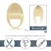 BARSDAR Clip in French Bangs Fringe Extension - 100% Real Human Hair, Natural Color 613#-1 Beach Gold - Washable/Dye-able - Pack of 1 - Buy Online on GoSupps.com