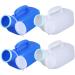 2Pcs Urinal for Men 1200ML Portable Urinal Spill Proof Pee Bottles with Lid & Handle Thick Plastic Male Urinal Large Opening Mens Urinals with Wraped Edge for Travel Hospital Blue. - Buy Online on GoSupps.com