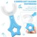 6-Piece Kids U-Shaped Toothbrush Set | Soft Silicone Brush | Whitening & Massage | For Ages 2-8 | Blue - Buy Online on GoSupps.com