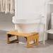 AmazerBath 7 Bamboo Toilet Stool - Collapsible Poop Stool, Natural Color - Pack of 1 - Buy Online on GoSupps.com