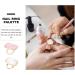 Uonlytech Palettes Nail Art en R sine Forme Bague Lot de 2 Plateau M lange Couleurs pour Salons et Amateurs Manucure - Buy Online on GoSupps.com