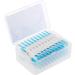 Anself 200pcs Dental Floss Interdental Brush - Soft Silicone Double-Sided Toothpick for Effective Oral Care - Buy Online on GoSupps.com