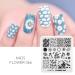 KADS Sunflower Nail Stamping Template - Flower 066 | DIY Nail Art Stencil & Decoration Plate for Stunning Nails - Buy Online on GoSupps.com