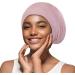 iCooBreeze Satin Hair Bonnet: Silky Satin Lined Sleep Cap for Women and Men - Pink - Buy Online on GoSupps.com