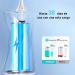 Buy Mouth Shower - 4 Modes Water Flosser | 300ml Water Tank | Test Winner | 30-Day Battery Life | Easy Tongue Cleaner for Oral Care | White & Green - Buy Online on GoSupps.com