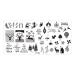 Shop Nail Art for Women | Stainless Steel Nail Stamp Plates | DIY Christmas Tree Designs | Unlimited Selection for Stunning Manicures - Buy Online on GoSupps.com
