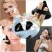 16PCS Makeup Powder Puffs Pure Cotton Puff Velour Loose Triangle with 3 pcs Round Apply for Daily Such as Foundation Cream Blush Sponge Face Facial Cosmetic Foundation Beauty Tool (Black White) - Buy Online on GoSupps.com