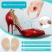 Haofy High Heel Pillow Insoles for Women - Arch Pain Relief Non-Slip Gel Metatarsal Pads 2 Pairs with Bow Support - Buy Online on GoSupps.com