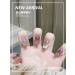 24Pcs/Set Press On Nails Mid length Ins Style With Diamond False Nails Acrylic Fake Nails Full Cover Nails Tips Artificial Finger Manicure Press on nails for Women and Girls - Buy Online on GoSupps.com