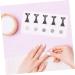 Ipetboom Magnetic Nails 2 Sets Nail Checkerboard Boxed Rack Bracket Electroplating Nail Art Holder Base 2.5x1.4x1.4cm Black - Buy Online on GoSupps.com
