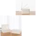 2-Piece Wet Wipes Box Set | Baby Toilet Paper Holder | Towel & Napkin Box with Lid | Gray/White Handkerchief Storage for Home - Buy Online on GoSupps.com