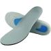 Healeved Plantar Fasciitis Insoles - Breathable Sports Shoe Inserts for Foot Support - Grey, Size 1 (1 Pair) - Buy Online on GoSupps.com