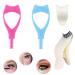 Eyelash Brush Tool 2pcs 3 in 1 Makeup Cosmetic Eyelash Tool Upper Lower Eye Lash Mascara Guard Applicator 1pcs False Eyelash Aids Lashes Curler Makeup Cosmetic Tools For Women Girls A1