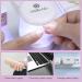 Saviland Mini Nail Lamp - 16W UV LED Nail Dryer for Gel Nail Polish | Portable Nail Art Tool for Home and Professional Use - Buy Online on GoSupps.com