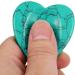 MookaiTedecor Green Turquoise Howlite Massage Stones - Heart-Shaped Healing Reiki Crystals (Pack of 2 47x44x7mm) - Buy Online on GoSupps.com