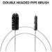 U Shaped Pipe Cleaner Bendable for Deep Cleaning Solve Clogs in Washbasins Sinks Floor Drains Unblocker Tools Set Flexible 61inch Double Ended Nylon Pipe Cleaner Brush and 17inch Sink Unblocker - Buy Online on GoSupps.com
