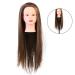 Shop Premium Gold Hair Styling Head - Perfect for Hairdressers & Training | Thick Hair Natural Soft Touch - Buy Online on GoSupps.com