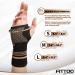 FITTOO Copper Wrist Compression Sleeve - Improve Circulation & Relieve Discomfort - Medium, Black - 1 Pc - Buy Online on GoSupps.com