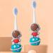 Buy Soft Bristle Toothbrush for Kids | Cartoon Astronaut Toddler Toothbrush in Blue - Gentle & Effective Cleaning - Buy Online on GoSupps.com