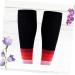 Yardwe Footless Compression Socks - Elastic Calf Support Sleeve for Men & Women - Breathable Shin Splint Relief & Sports Calf Brace - Red - Buy Online on GoSupps.com