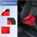 MHwan Seat Belt Pads 2Pcs - Universal Adjustable Cover for Kids - Anti Choke Comfort - Blue + Red - Buy Online on GoSupps.com