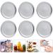 OUNONA 162 Pcs Mason Jar Lids Solid Tinplate Tin Cover 6.8X6.8X0.1cmx3pcs Silverx3pcs - Buy Online on GoSupps.com