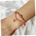 Oatipho Vintage Bracelet - Strass Silber Cuff Moon & Sun Arm Loop Star Crystal Chain Women's Jewelry 19.5*1.2cm Golden Finish - Buy Online on GoSupps.com