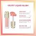Soft Velvet Liquid Blush Makeup - Easy to Blend, Natural-Looking Skin Tint Blush for a Soft Healthy Flush (01) - Buy Online on GoSupps.com