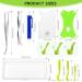 Taihobo 8-Piece Tick Pliers Set for Dogs & Cats - Professional Tick Removal Tools with Enlargement Function & Multiple Hooks - Includes Carrying Case - Buy Online on GoSupps.com