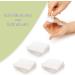 Degasa Premium 100% Pure Cotton Exfoliating Squares - Hypoallergenic Lint-Free Makeup & Nail Polish Remover Pads for Women | 160 Count - Buy Online on GoSupps.com