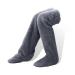 Cast Foot Protective Sleeves Over the knee socks for Cold Weather (Gray)