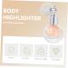 FOMIYES Spray Bottle Body Glitter Spray 1Pc body air bag powder hair perfume shimmering powder spray perfume bottle powder bottle make up Highlighter Golden 7x5.5cm - Buy Online on GoSupps.com