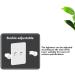 Buy Teksome Self-Adhesive Razor Hooks | Multi-Purpose Reusable Adhesive Hooks for Keys Bathroom & Towels - Large Load Capacity White - Buy Online on GoSupps.com