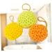 Beavorty Honeycomb Bath Sponge Set - 3pcs Shower Ball for Luxurious Bubbles | International Shipping Available - Buy Online on GoSupps.com