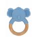 Nuby - Teething ring made of beech wood and silicone - Koala - 3m+ blue size 3 (pack of 2)