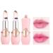 2/6PCS Crystal Jelly Flower Color Changing Lipstick PH lipstick color changing Color Changing Lip Gloss Flower Lipstick Color Jelly Transparent Magic Changing Lip Temperature Change (#6Purple)