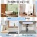Argox 2-Layer Transparent Bathroom Organizer | Countertop Storage Solution for Bathroom Finishing | Under Sink Storage Shelf for Bathroom Essentials - Buy Online on GoSupps.com