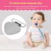 10Pcs Heart Shaped Pacifier Clips - Metal Suspender Clips for DIY Toy Holder & Pacifier Strap Holder - Buy Online on GoSupps.com