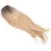 Front Lace Wig with Bangs - Long Straight Blonde 70cm Synthetic Heat-Resistant Hair Wig for Women | International Shipping Available - Buy Online on GoSupps.com