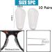 RabbFit 10 Pairs Silicone Nose Pads for Glasses & Sunglasses - Anti-Slip Self-Adhesive Clear Pads - Buy Online on GoSupps.com