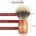 Anbbas Men's Pure Badger Hair Shaving Brush - Manchurian Ash Wood Handle - Buy Online on GoSupps.com