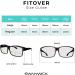 Swanwick Blue Light Blocking Fitover Glasses for Men & Women | Anti Eyestrain & Headache Relief for Computer Gaming & TV | Regular Black - Buy Online on GoSupps.com