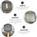 Zerodeko Frying Pan Nonstick Bakeware Portable Grill Pan Outdoor Stove Camping Cooking Utensils Folding Cooking Pot Mini Stove Camping Cookware Induction Cooker Iron Gas Stoves - Buy Online on GoSupps.com