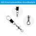 Realure 125-Piece Stainless Steel Fishing Vertebrae Set with Carabiner | Saltwater Fishing Accessories | Sizes 7# 10# 12# 14# for Trout Fishing - Buy Online on GoSupps.com