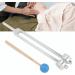 68.05 Hz Aluminum Alloy Tuning Fork for Massage Therapy | Stress Relief & Physiotherapy Device with Wooden Hammer - Buy Online on GoSupps.com